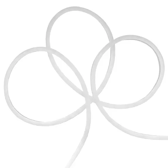 Northlight LED Commercial Grade Flexible Christmas Rope Lights - Pure White - 50&rsquo; White Wire {3}