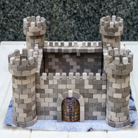Mini Bricks Construction Set - Eagle's Nest Castle {6}