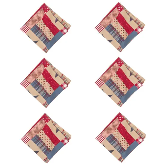 Bennington July Fourth Napkin Set of 6 {1}