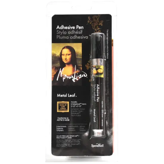 Speedball Mona Lisa Adhesive Pen-Gold {1}