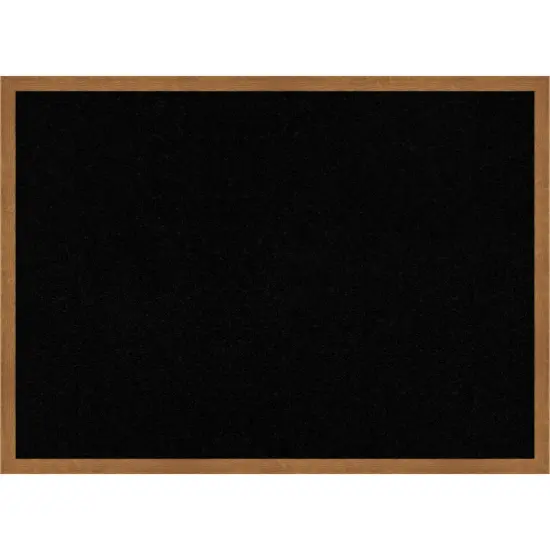 Carlisle Narrow Wood Framed Corkboard, Black Cork {1}