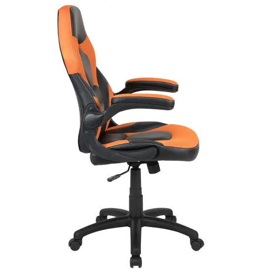 Emma and Oliver Z100 Gaming Chair Racing Office Ergonomic Computer PC Adjustable Swivel Chair Orange {5}