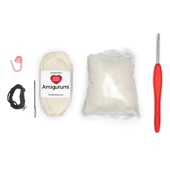 Red Heart Amigurumi Kit-Popcorn The Bunny {2}