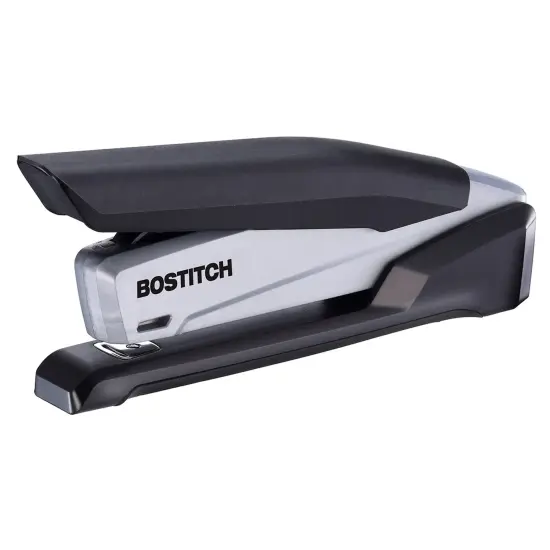 One-Finger Desktop Stapler, Black/Gray {1}