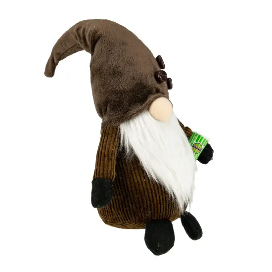 Northlight 14.5" Brown Coffee Bean Gnome with Coffee Cup {5}