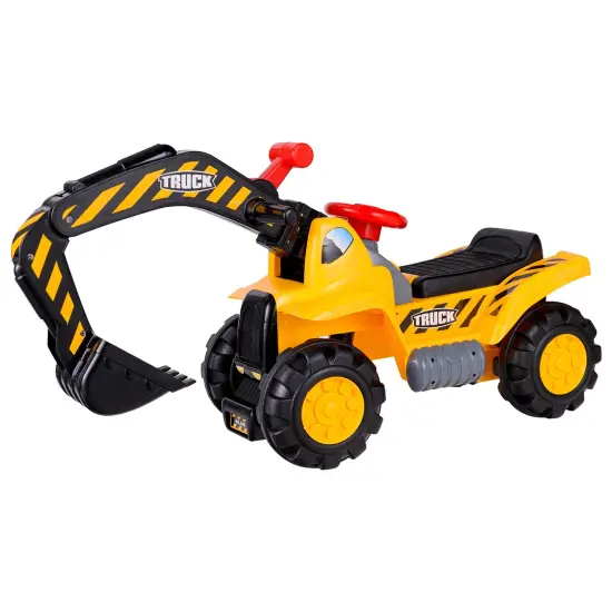 Outdoor Kids Ride On Construction Excavator with Safety Helmet {1}