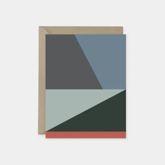 Color Block Multi-Card Set Modern Blank {3}