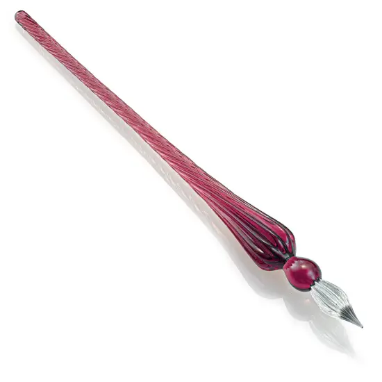 Herbin Round Glass Dip Pen - Violet {1}