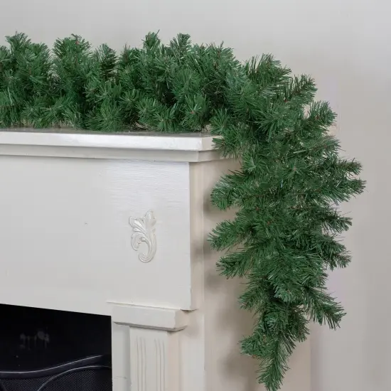Northlight Colorado Spruce Artificial Christmas Garland - 9' x 14" - Unlit Green {3}