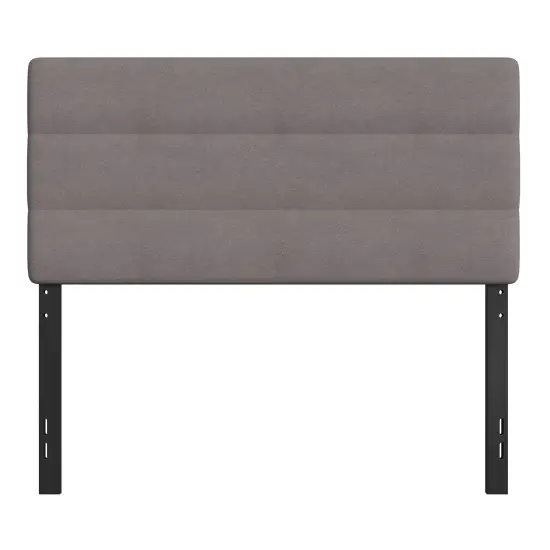 Merrick Lane Coppola Headboard with Tufted Upholstery and Powder Coated Metal Frame {2}