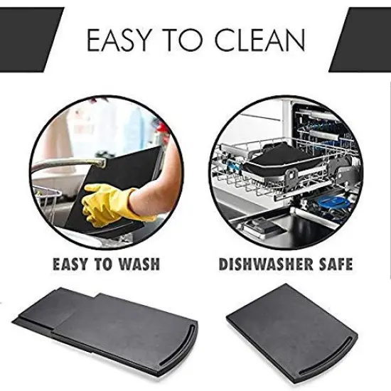 Handy Sliding Tray Sliding Tray Mat for Coffee Maker,Kitchen Appliance Moving Caddy,Countertop Stoage for Air Fryer, Blender, Stand Mixer,Food Processors,2 Sets {3}