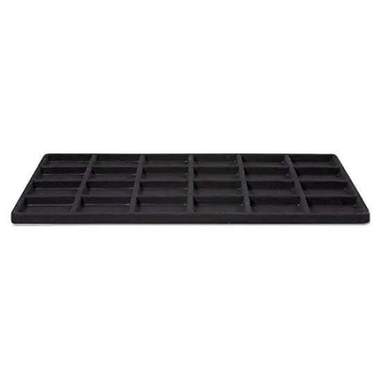 JewelrySupply Flocked Insert Standard Size 4x6 Black {2}