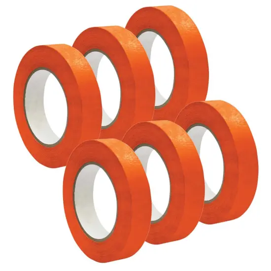 (6 Rl) Premium Masking Tape Orange 1x55yd {1}
