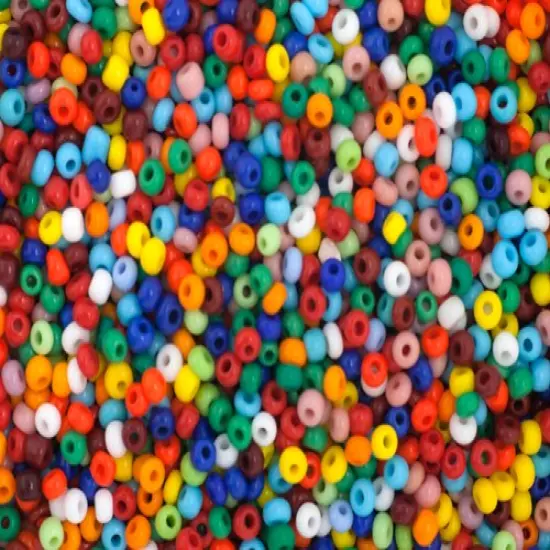 John Bead 10/0 Opaque Czech Glass Seed Beads, 500g Orange {2}