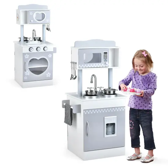 Chef Pretend Kitchen Playset with Cooking Oven and Sink for Toddlers {1}