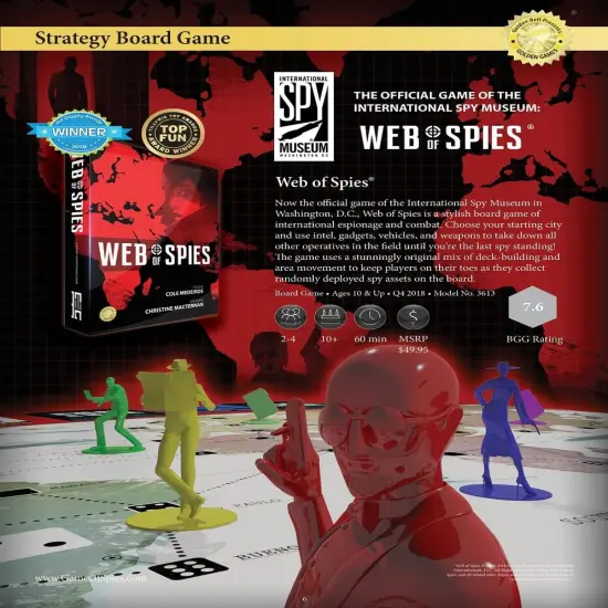 Web of Spies Board Game {3}