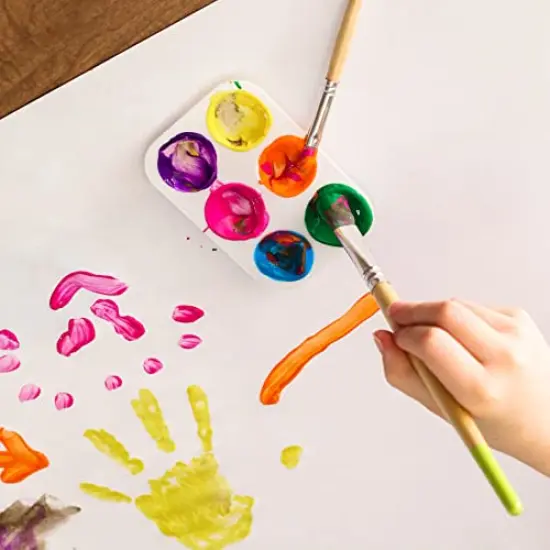 2 Pack of 18-Inch Easel Paper Roll for Arts & Crafts, Fits Most Standard Kids Easels, 100-Foot Rolls, 18"x100' {6}