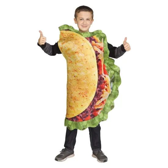 Taco Child Costume | One Size Fits Up To Size 12 {1}