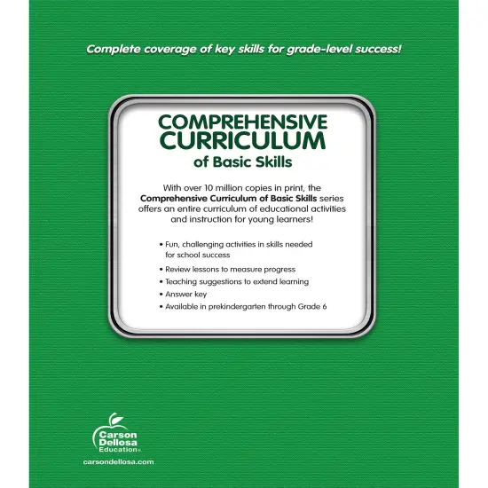 Carson Dellosa Comprehensive Curriculum of Basic Skills 3rd Grade Workbook, Reading Comprehension, Language Arts, Spelling, Grammar, Math, and Writing Practice, Classroom or Homeschool Curriculum {2}