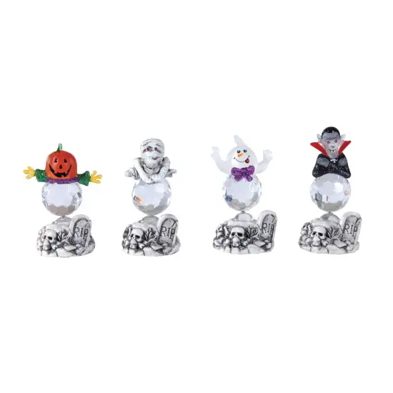 Light-Up LED Halloween Mini Figures Decor A/4 {1}