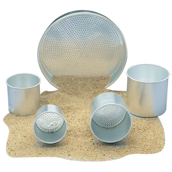 Kaplan Early Learning Company Sand Sifter Set - with Pan Sieve and Four Cans {4}