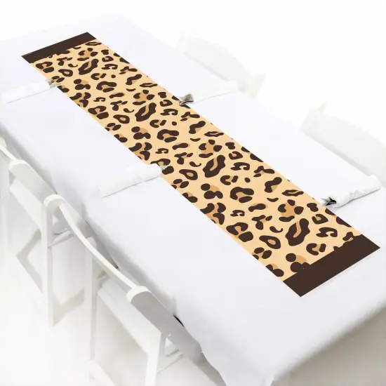 Big Dot of Happiness Leopard Print - Petite Cheetah Party Paper Table Runner - 12 x 60 inches {1}