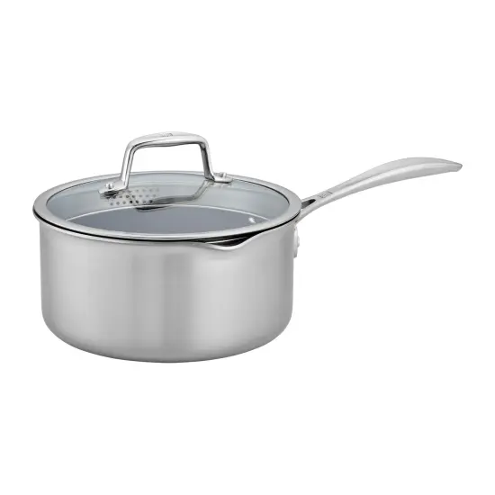 ZWILLING Clad CFX Stainless Steel Ceramic Nonstick Saucepan {4}