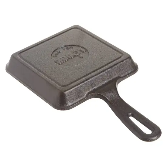 Lodge Logic Mini Square Skillet, L5WS3 Cast Iron Cooking 5 inch {3}