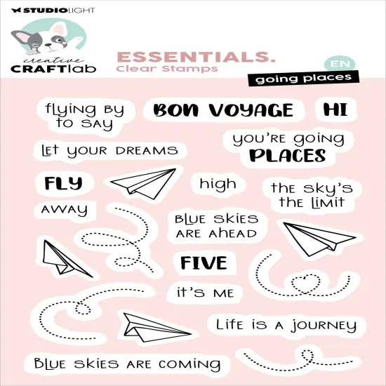 Studio Light Essentials Clear Stamps-NR. 582, Going Places {1}