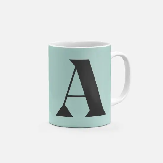 Monogram Letter 11oz Mug XII {1}