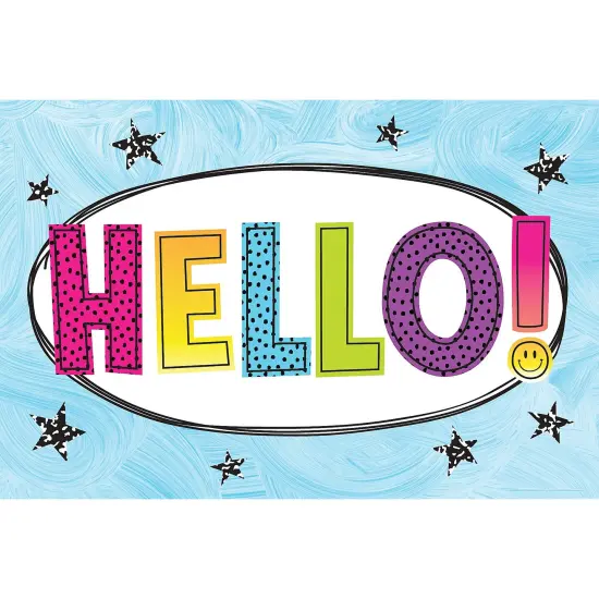 Brights 4Ever Hello Postcards, 30 Per Pack, 6 Packs {3}