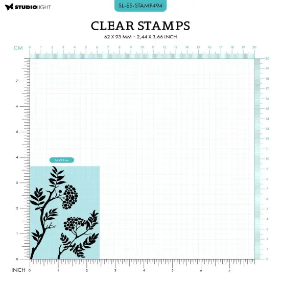 Studio Light Essentials Clear Stamp-Nr. 494, Berry Branch {4}