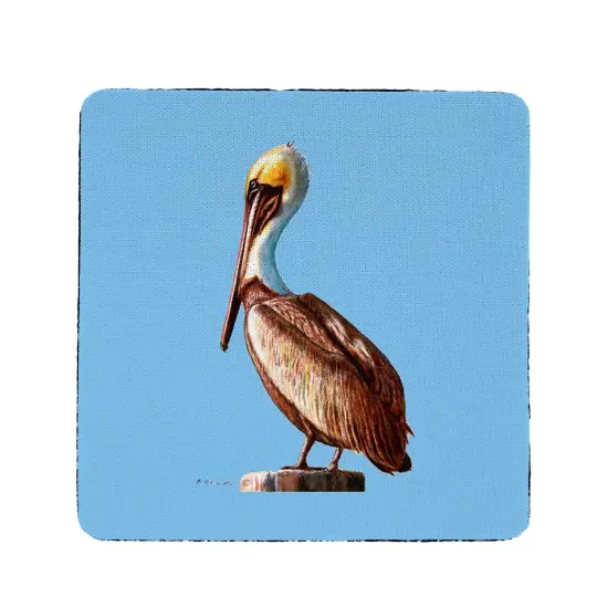 Betsy Drake Pelican Neoprene Coasters Set of 4 {1}