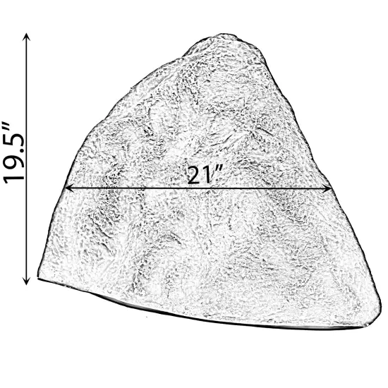 Outdoor Natural Artificial Arrow Rock Decor for Gardens, Lawns, and Landscapes {6}