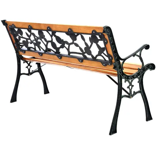 49 1/2 Inch Patio Park Garden Porch Chair Bench {6}