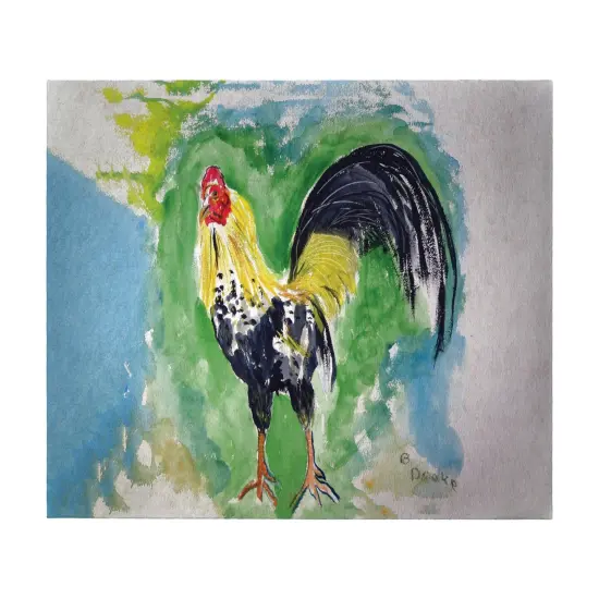 Betsy Drake Bantam Rooster 30 X 50 Inch Comfort Floor Mat {1}