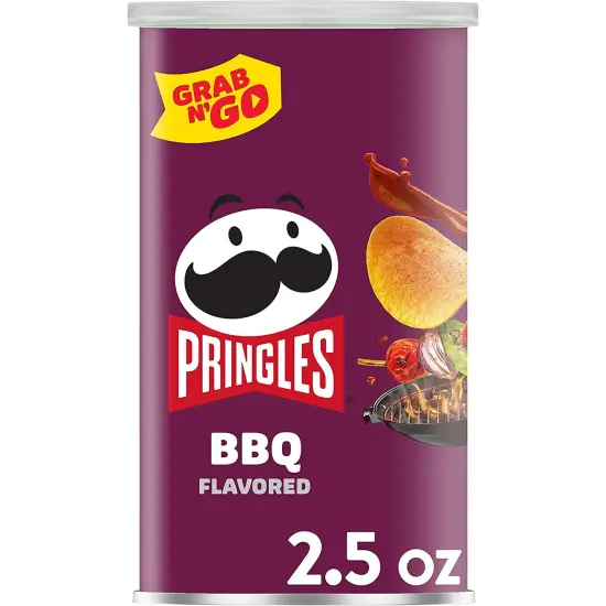 BBQ Potato Crisps Chips, Lunch Snacks Pack, 2.5oz - Case of 12 {1}