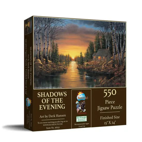 Sunsout Shadows of the Evening 550 pc Jigsaw Puzzle 26253 {3}