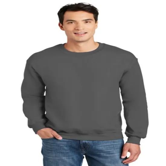 Gildan&reg; DryBlend Crewneck Long Sleeve Sweatshirt Charcoal {1}
