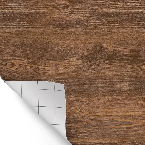 Peel and Stick Decorative Paper Roll, 17-1/2" x 10 ft, Classic Wood {5}