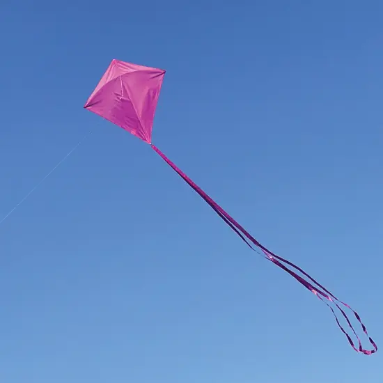 In the Breeze 3295 - Grape 30 Inch Diamond Kite - Solid Purple, Fun, Easy Flying Kite {3}