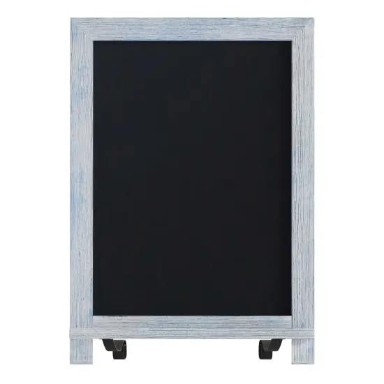 Merrick Lane Magda Set of 10 Wall Mount or Tabletop Magnetic Chalkboards with Folding Metal Legs {3}