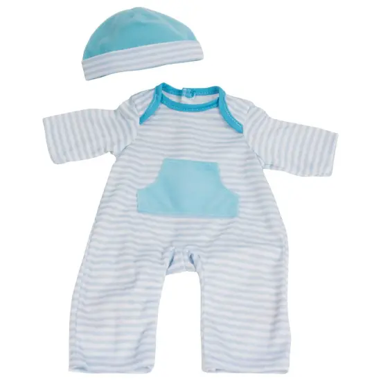 JC Toys Outfits with Matching Hat for Dolls 14"-16" - Set of 4 {6}