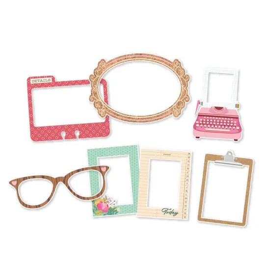 Noteworthy Chipboard Frames-6/Pkg {2}