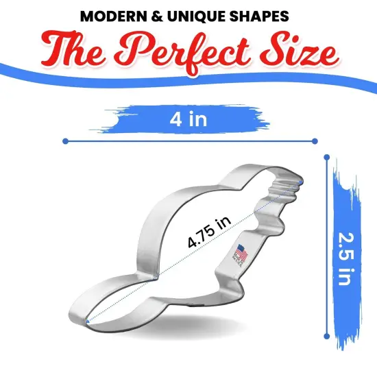 Beaver Cookie Cutter 4 in, CookieCutter.com, Tin Plated Steel, Handmade in the USA {2}