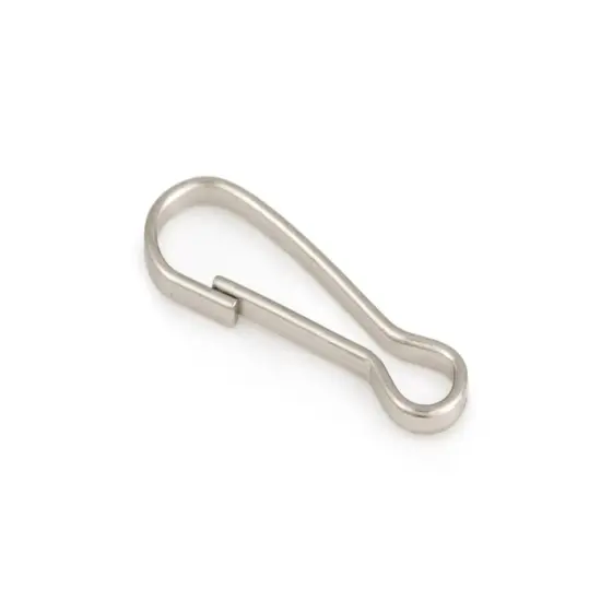 Lanyard Hook Clasp 3/4" Silver Color (10-Pcs) {2}
