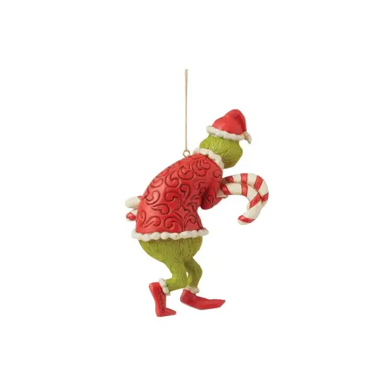 Department 56 Dept 56 The Grinch with Candy Canes Christmas Ornament Red {3}