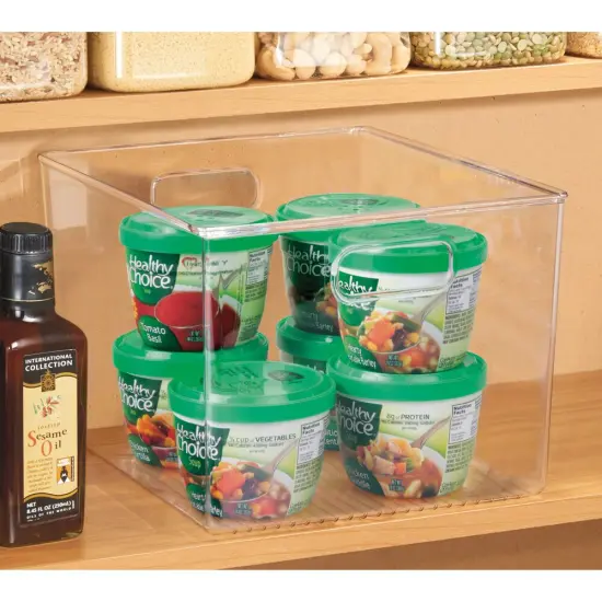 mDesign Plastic Kitchen Food Storage Organizer Bin - Clear {2}