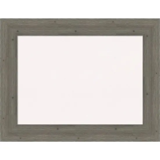 Fencepost Wood Framed Corkboard, White Cork Grey {1}