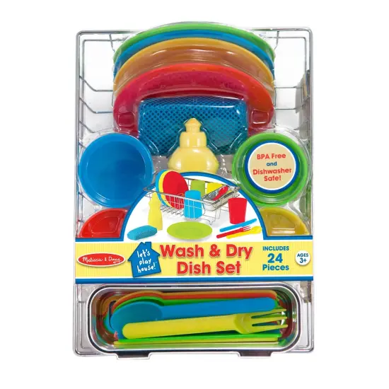Let's Play House! Wash & Dry Dish Set {1}